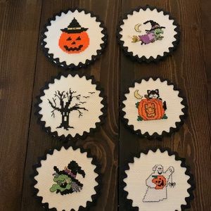 Vintage Halloween refrigerator magnets